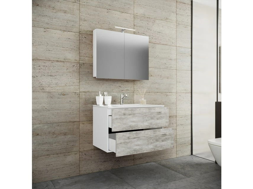 Angebote 😀 Vivre Waschplatz Badinos 3-teilig in weiß 🔥 2 Angebote 😀 Vivre Waschplatz Badinos 3-teilig in weiß 🔥 – Bild 2