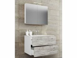 Angebote 😀 Vivre Waschplatz Badinos 3-teilig in weiß 🔥 5 Angebote 😀 Vivre Waschplatz Badinos 3-teilig in weiß 🔥 -Badezimmerschränke Verkäufe 917129 badinos 3tlg weiss beton ambiente beschnitt