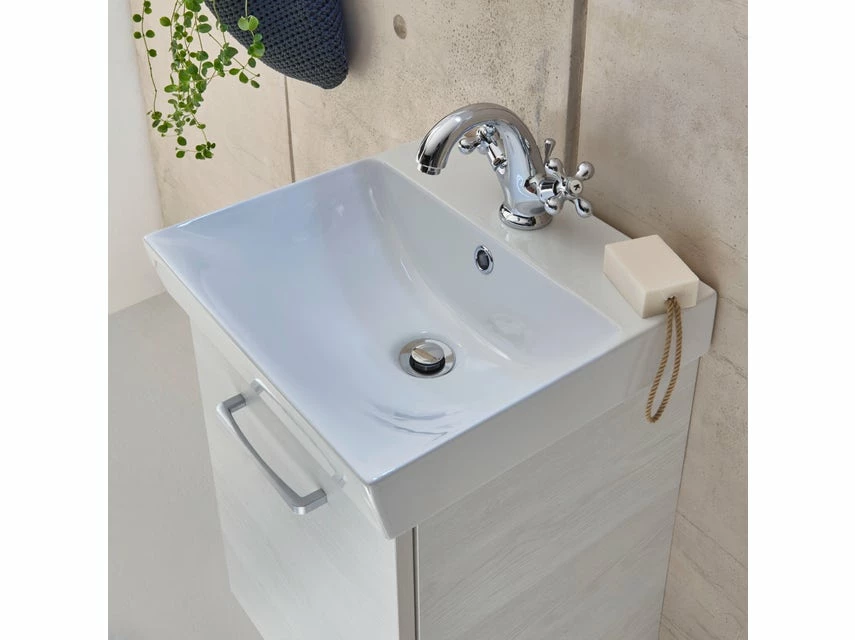 Coupon 💯 Aquarell Badezimmer-Set Genua - 3-teilig in weiß 👍 3 Coupon 💯 Aquarell Badezimmer-Set Genua - 3-teilig in weiß 👍 – Bild 3