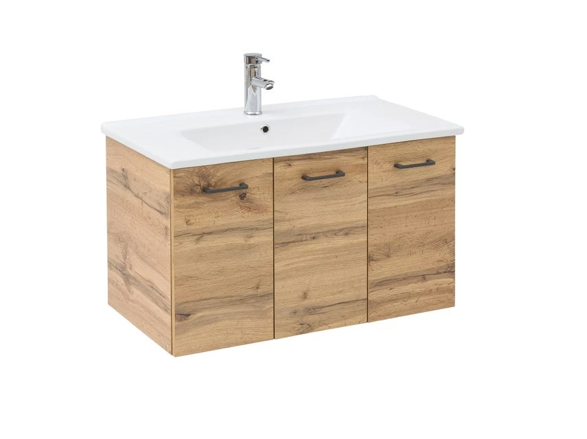 Budget 🎁 Vivre Waschtisch-Set Nora - 85x45,5 cm in braun 🎁 1 Budget 🎁 Vivre Waschtisch-Set Nora - 85x45,5 cm in braun 🎁