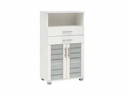 Beste Bewertungen von 😍 Vivre Highboard Niko - 59,8/110,5/32,6 cm in weiß 🔥