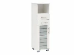 Bester Verkauf 🥰 Vivre Highboard Niko - 30,3/110,5/32,6 cm in weiß 🛒