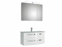 Besorgen 🔔 Aquarell Badezimmer-Set Emily - 3-teilig in weiß ✨