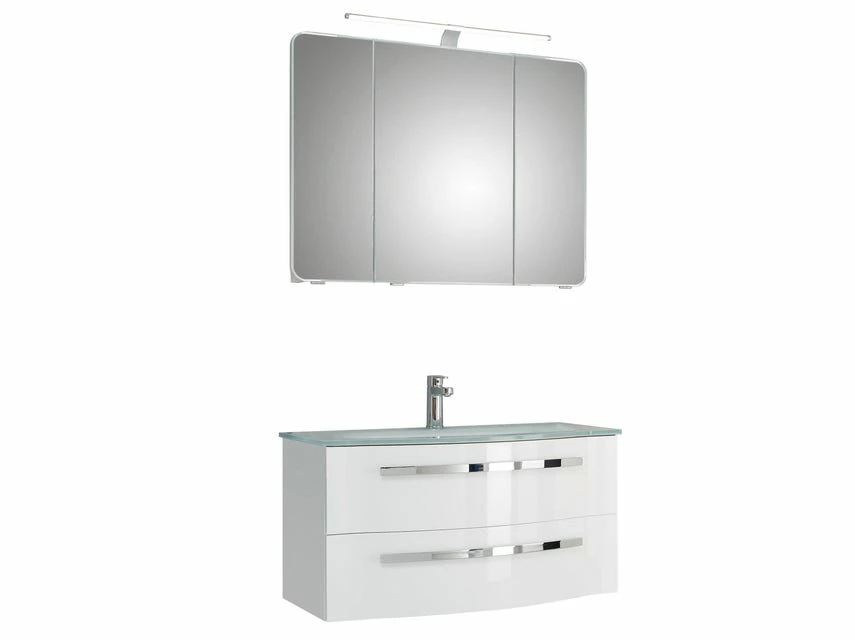 Besorgen 🔔 Aquarell Badezimmer-Set Emily - 3-teilig in weiß ✨ 1 Besorgen 🔔 Aquarell Badezimmer-Set Emily - 3-teilig in weiß ✨