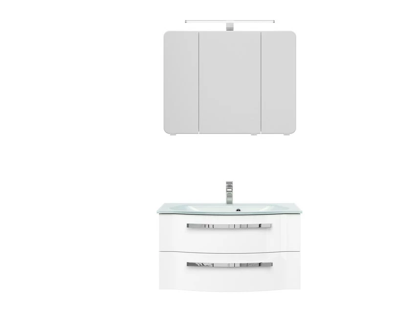 Besorgen 🔔 Aquarell Badezimmer-Set Emily - 3-teilig in weiß ✨ 2 Besorgen 🔔 Aquarell Badezimmer-Set Emily - 3-teilig in weiß ✨ – Bild 2