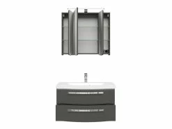 Blitzangebot 😍 Aquarell Badezimmer-Set Emily - 3-teilig in grau 🛒 6 Blitzangebot 😍 Aquarell Badezimmer-Set Emily - 3-teilig in grau 🛒 -Badezimmerschränke Verkäufe online 24623193 2