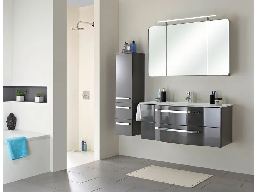 Schlussverkauf đ Aquarell Badezimmer-Set Emily - 3-teilig in grau đ„ 2 Schlussverkauf đ Aquarell Badezimmer-Set Emily - 3-teilig in grau đ„ â Bild 2