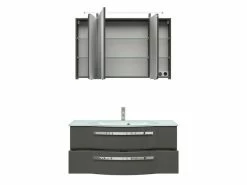 Schlussverkauf đ Aquarell Badezimmer-Set Emily - 3-teilig in grau đ„ 6 Schlussverkauf đ Aquarell Badezimmer-Set Emily - 3-teilig in grau đ„ -BadezimmerschrĂ€nke VerkĂ€ufe online 24623284 2 1