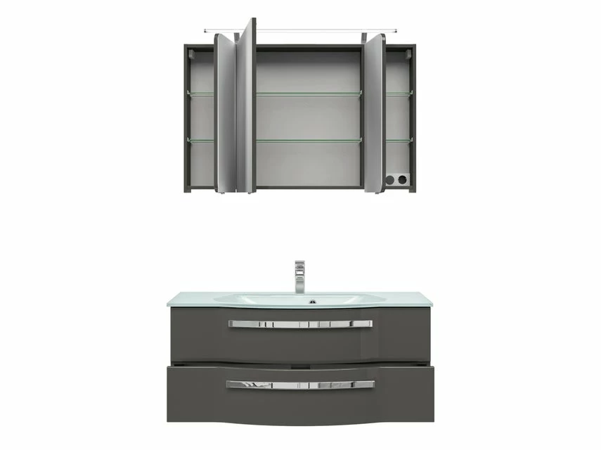 Schlussverkauf đ Aquarell Badezimmer-Set Emily - 3-teilig in grau đ„ 3 Schlussverkauf đ Aquarell Badezimmer-Set Emily - 3-teilig in grau đ„ â Bild 3