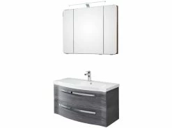 Aktion 😉 Aquarell Badezimmer-Set Emily - 3-teilig in grau ⭐