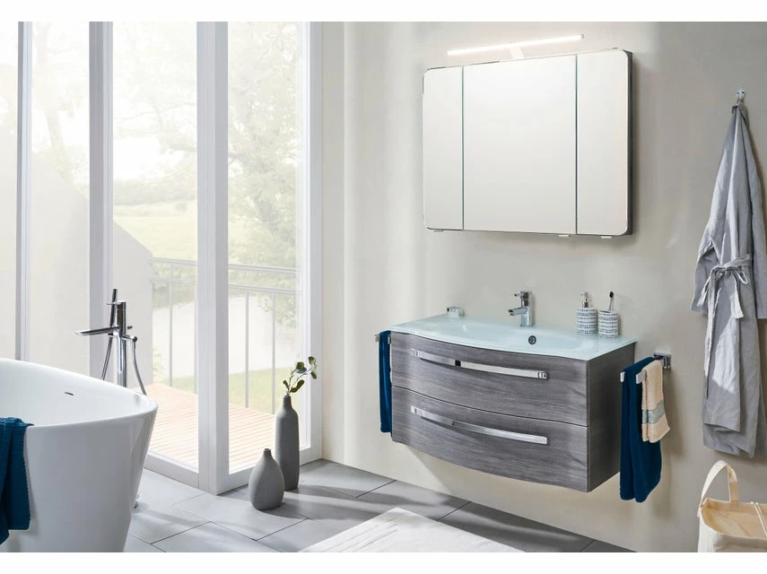 Aktion ❤️ Aquarell Badezimmer-Set Emily - 3-teilig in grau 🌟 6 Aktion ❤️ Aquarell Badezimmer-Set Emily - 3-teilig in grau 🌟 – Bild 6