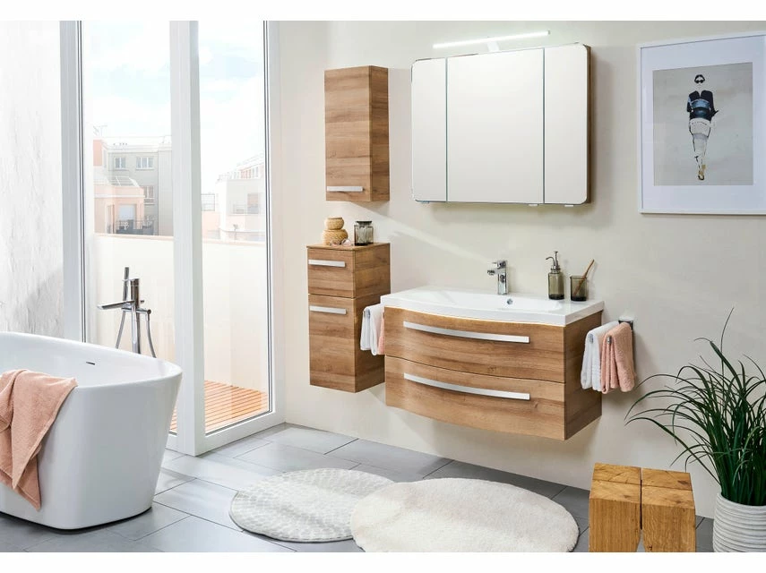 Bester Verkauf 🧨 Aquarell Badezimmer-Set Emily - 3-teilig in braun 🧨 2 Bester Verkauf 🧨 Aquarell Badezimmer-Set Emily - 3-teilig in braun 🧨 – Bild 2