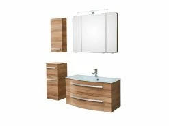 Rabatt ✨ Aquarell Badezimmer-Set Emily - 3-teilig in braun ✨