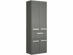 Bester Verkauf 🌟 Aquarell Hochschrank Emily in grau 🎁