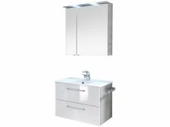 Schlussverkauf 🧨 Aquarell Badezimmer-Set Genua - 3-teilig in weiß 😉 9 Schlussverkauf 🧨 Aquarell Badezimmer-Set Genua - 3-teilig in weiß 😉 -Badezimmerschränke Verkäufe online 24641070 2