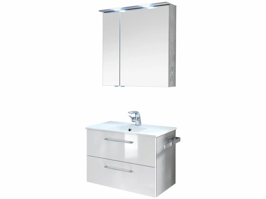 Schlussverkauf 🧨 Aquarell Badezimmer-Set Genua - 3-teilig in weiß 😉 5 Schlussverkauf 🧨 Aquarell Badezimmer-Set Genua - 3-teilig in weiß 😉 – Bild 5