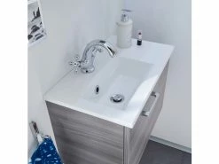 Schlussverkauf 🧨 Aquarell Badezimmer-Set Genua - 3-teilig in grau 👍 8 Schlussverkauf 🧨 Aquarell Badezimmer-Set Genua - 3-teilig in grau 👍 -Badezimmerschränke Verkäufe online 24641377 2 1