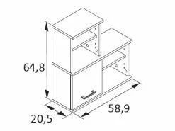 Besorgen ✨ Vivre Hängeschrank Nora - 59,8/64,8/20,5 cm in braun 😉 9 Besorgen ✨ Vivre Hängeschrank Nora - 59,8/64,8/20,5 cm in braun 😉 -Badezimmerschränke Verkäufe online 24722367 3 massangabe nebenbild