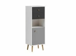 Budget 🔔 Vivre Highboard Jonte - 40,5/118,9/33,1 cm in weiß 🧨