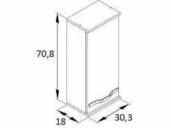 Top 10 🥰 Vivre Hängeschrank Diana - 30,3/70,8/20,5 cm in grau 🤩 6 Top 10 🥰 Vivre Hängeschrank Diana - 30,3/70,8/20,5 cm in grau 🤩 -Badezimmerschränke Verkäufe online 24722581 1 massangabe nebenbild