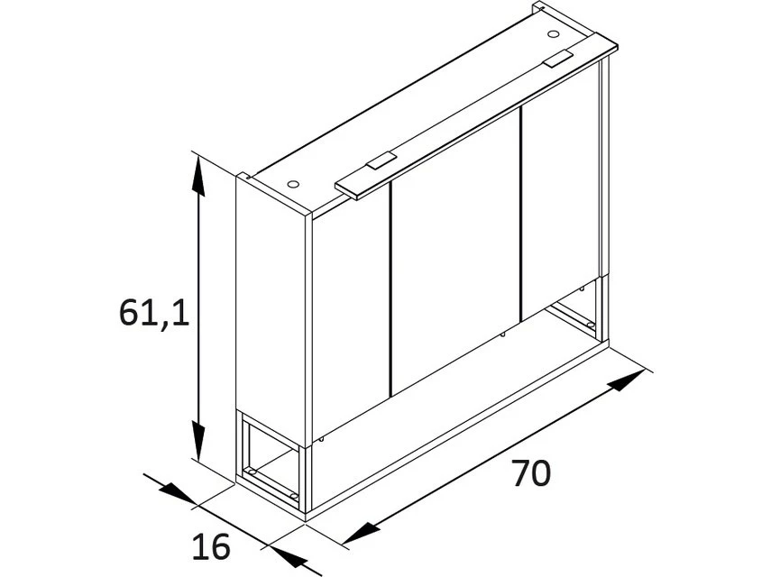 Bestes Angebot 😉 Vivre Spiegelschrank Limone - 70/68/16 cm in grün 😀 3 Bestes Angebot 😉 Vivre Spiegelschrank Limone - 70/68/16 cm in grün 😀 – Bild 3