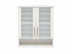 Schlussverkauf 💯 Vivre Hängeschrank Niko - 59,8/70,8/20,5 cm in weiß 🔔 -Badezimmerschränke Verkäufe online 24722812 1 freistellerfront nebenbild 1