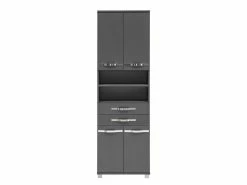 Budget ⭐ Vivre Hochschrank Diana - 59,8/193,7/32,6 cm in grau 👏 -Badezimmerschränke Verkäufe online 24722911 1 freistellerfront nebenbild