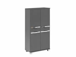 Bester Verkauf 👍 Vivre Highboard Diana - 59,8/116,9/32,6 cm in grau 😍