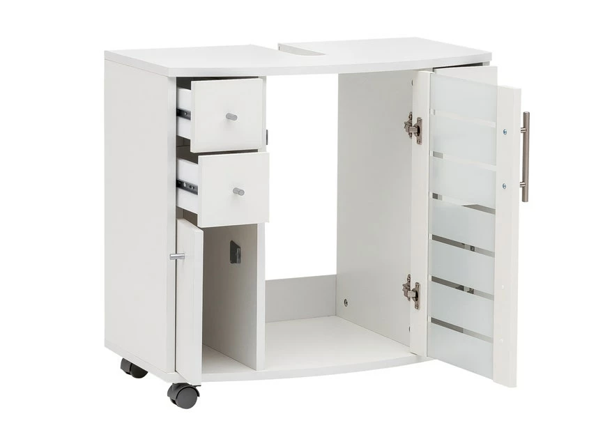 Schlussverkauf ✨ Vivre Waschbecken-Unterschrank Niko - 65/62,3/36,5 cm in weiß 🥰 3 Schlussverkauf ✨ Vivre Waschbecken-Unterschrank Niko - 65/62,3/36,5 cm in weiß 🥰 – Bild 3