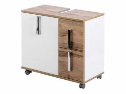 Rabatt ⌛ Vivre Waschbecken-Unterschrank Luca - 65,1/60/32 cm in weiß 🤩